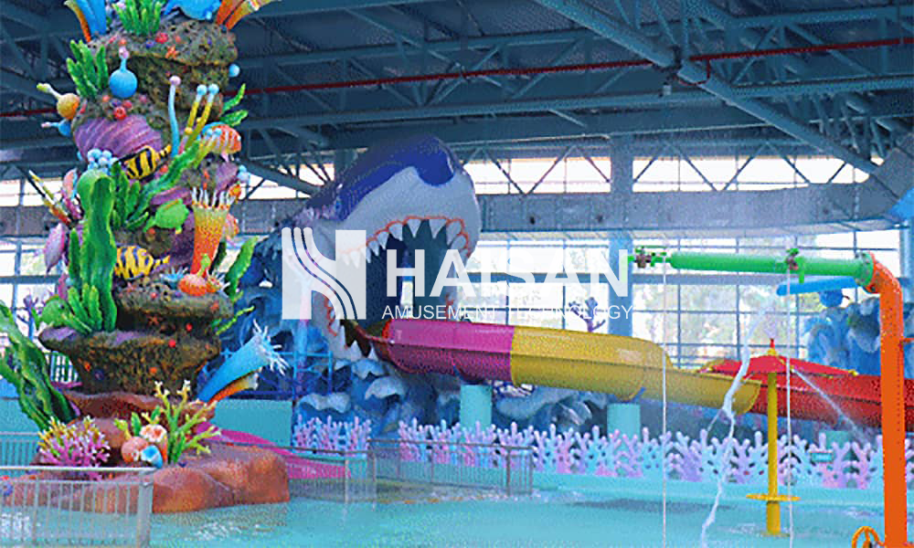 江苏南京龙之谷水上乐园儿童嬉水池