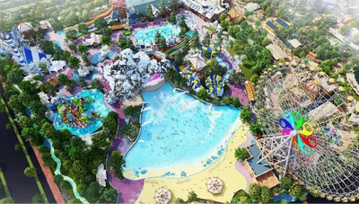 Central Ganzhou's First Comprehensive Modern Theme Park! Water Park Equipment at Jiangxi Ji'an Joy World Enters Final Testing Phase, Aquatic Adventures Soon to be Unlocked.