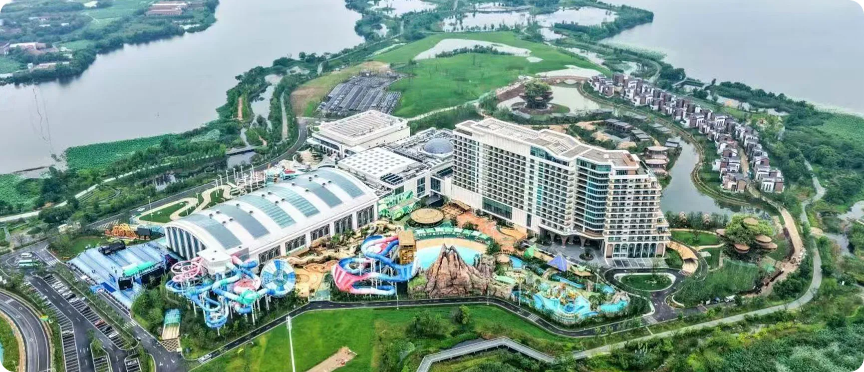 Interstella Spiral Slide + Giant Wave Rolling Slide Combination